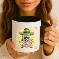 Dia De Los Muertos Day of the Dead Sugar Skull Coffee Mug thumb 3