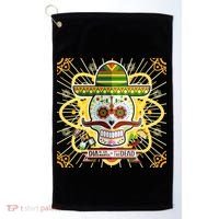 Dia De Los Muertos Day of the Dead Sugar Skull Golf Towel thumb 0
