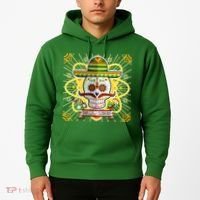 Dia De Los Muertos Day of the Dead Sugar Skull Hoodie thumb 2