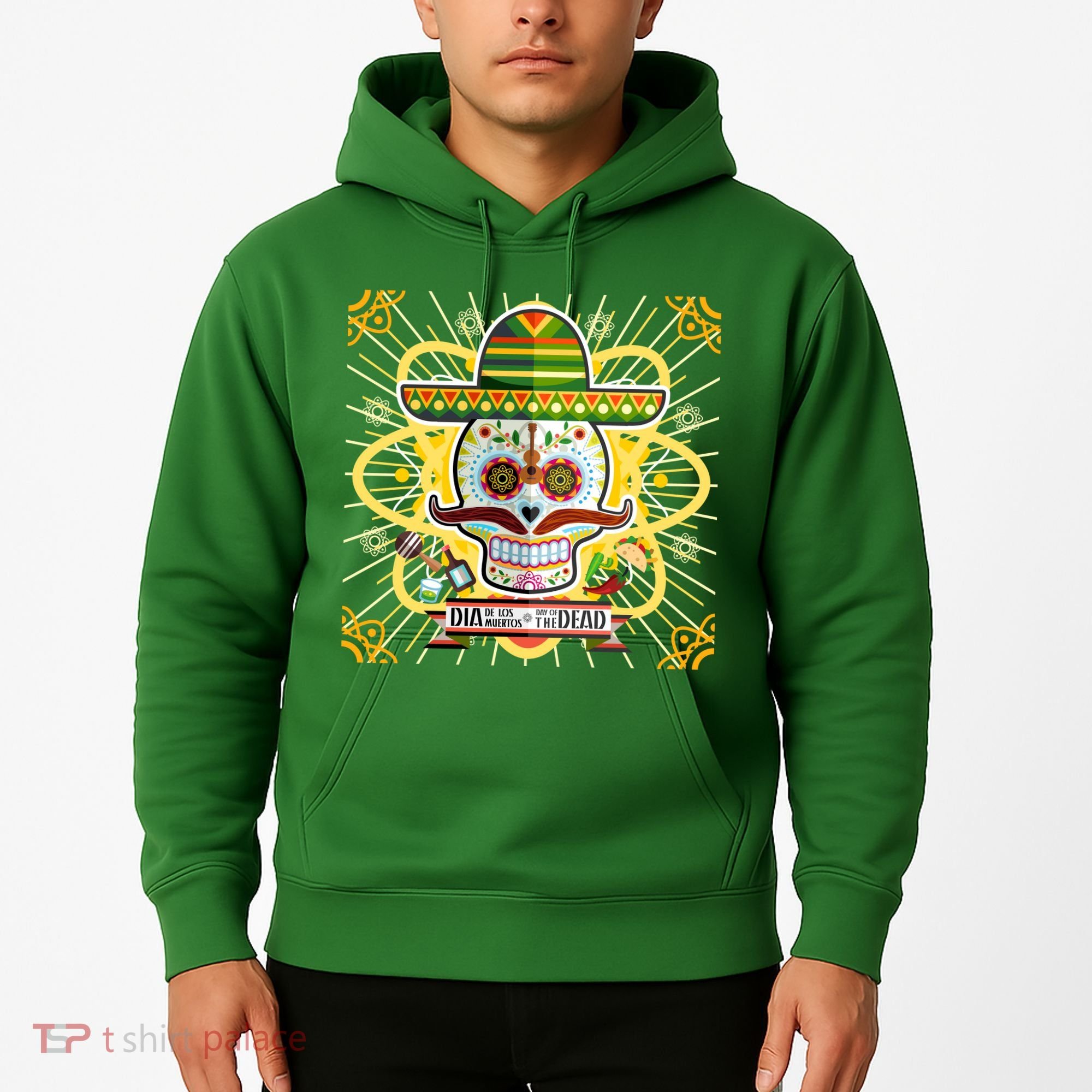 Dia De Los Muertos Day of the Dead Sugar Skull Hoodie