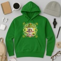 Dia De Los Muertos Day of the Dead Sugar Skull Hoodie thumb 3