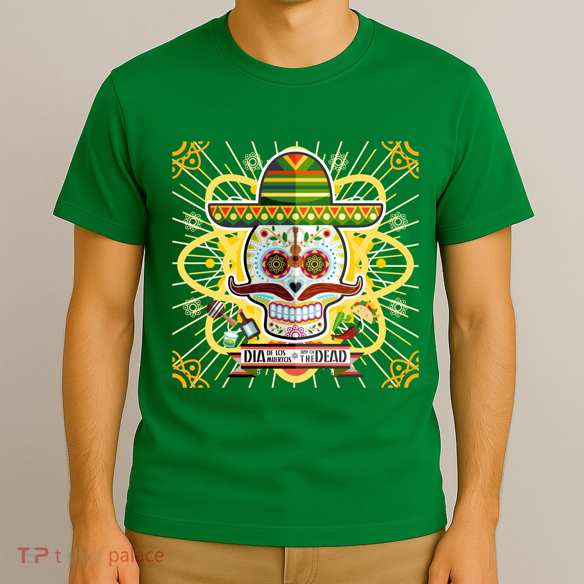 Dia De Los Muertos Day of the Dead Sugar Skull T-Shirt