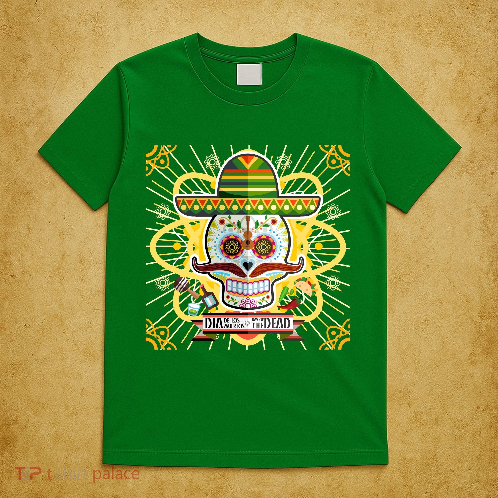 Dia De Los Muertos Day of the Dead Sugar Skull T-Shirt