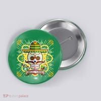 Dia De Los Muertos Day of the Dead Sugar Skull Button thumb 0
