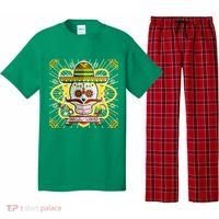 Dia De Los Muertos Day of the Dead Sugar Skull Pajama Set thumb 0