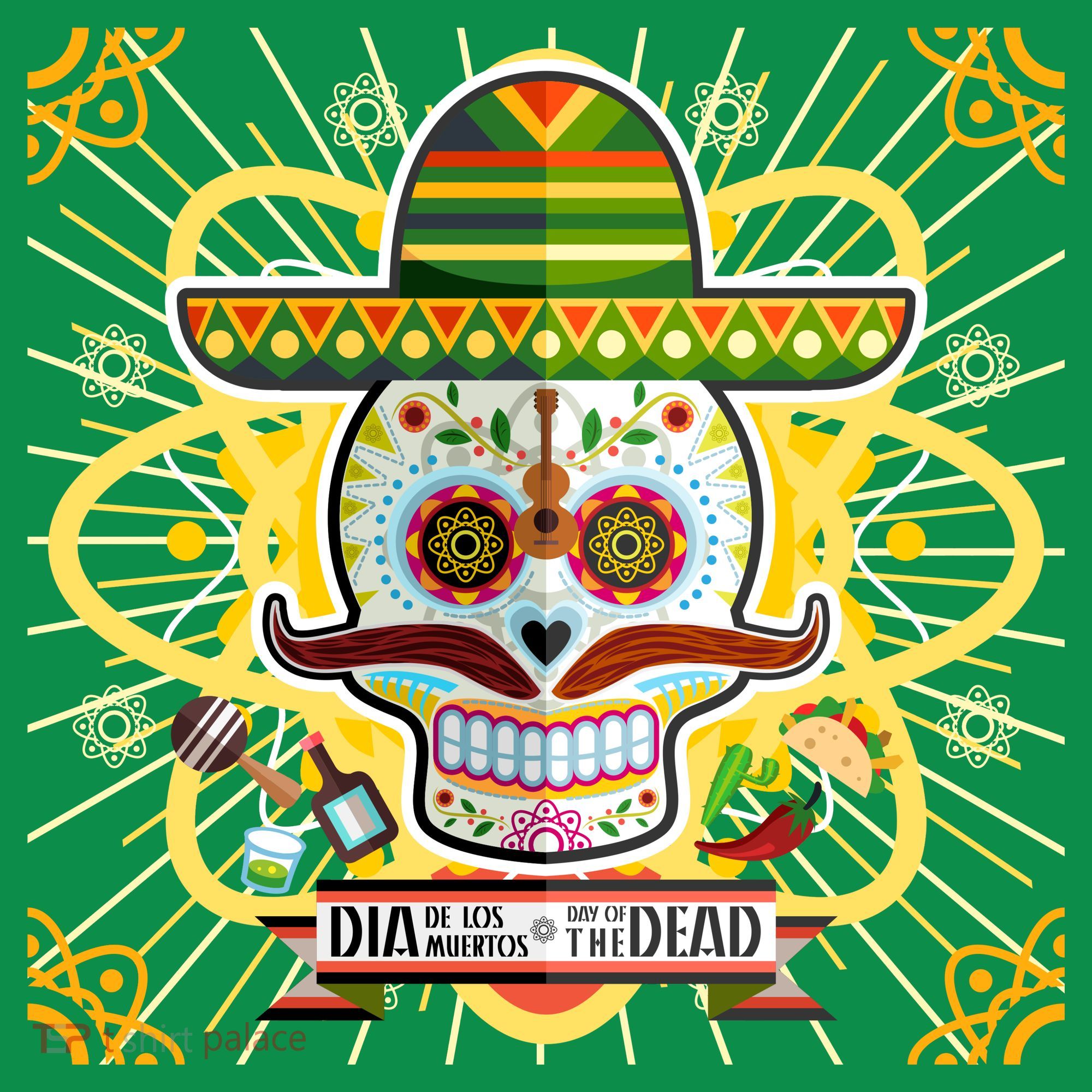 Dia De Los Muertos Day of the Dead Sugar Skull Ornament