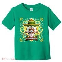 Dia De Los Muertos Day of the Dead Sugar Skull Toddler T-Shirt thumb 0