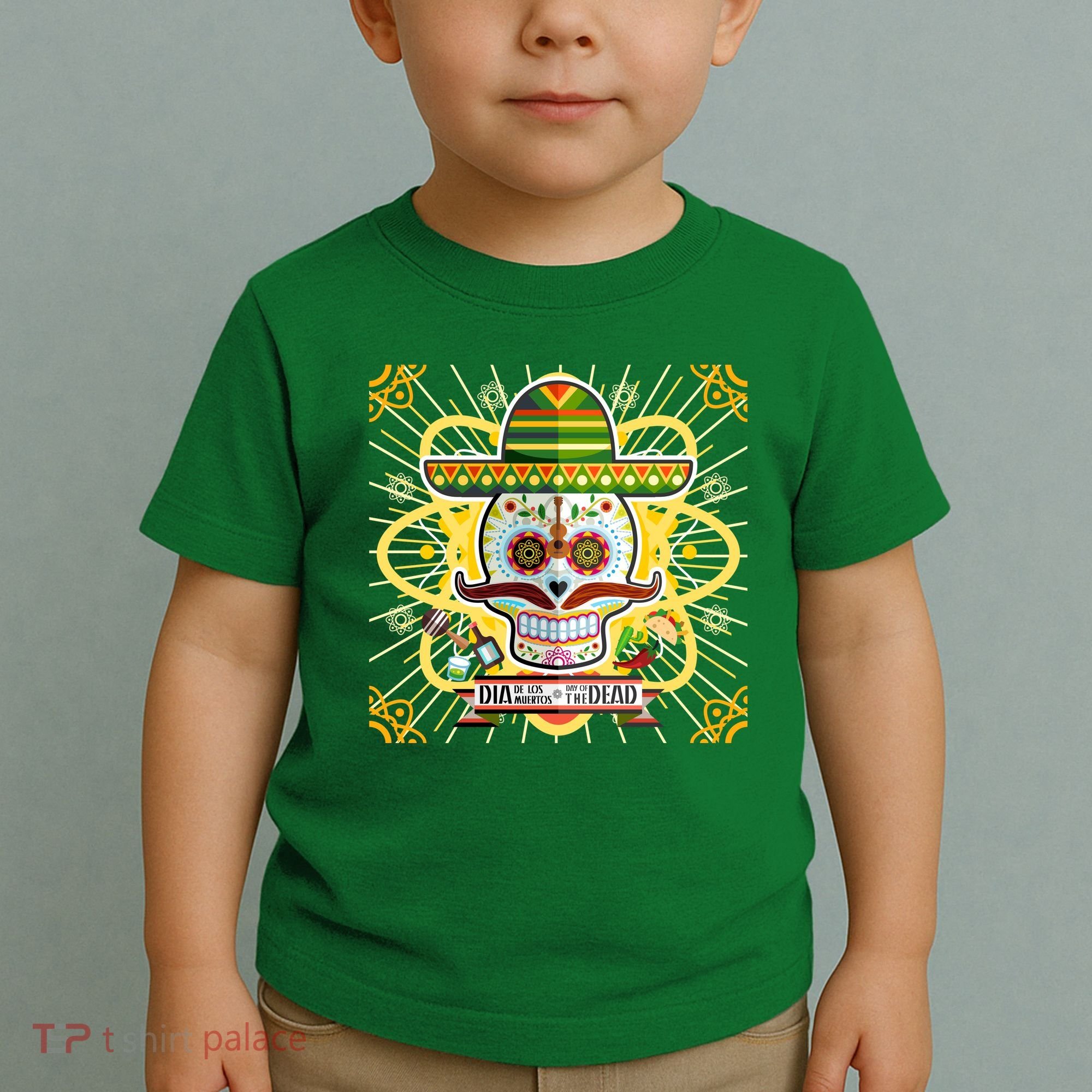Dia De Los Muertos Day of the Dead Sugar Skull Toddler T-Shirt