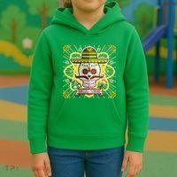 Dia De Los Muertos Day of the Dead Sugar Skull Kids Hoodie thumb 3