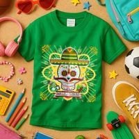 Dia De Los Muertos Day of the Dead Sugar Skull Kids T-Shirt thumb 3