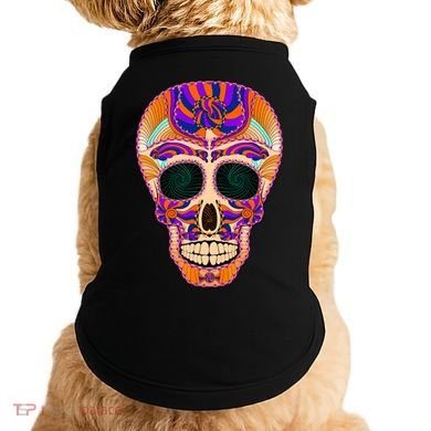 Dia de Muertos Mexican Skull Doggie Tank