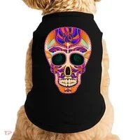 Dia de Muertos Mexican Skull Doggie Tank thumb 0