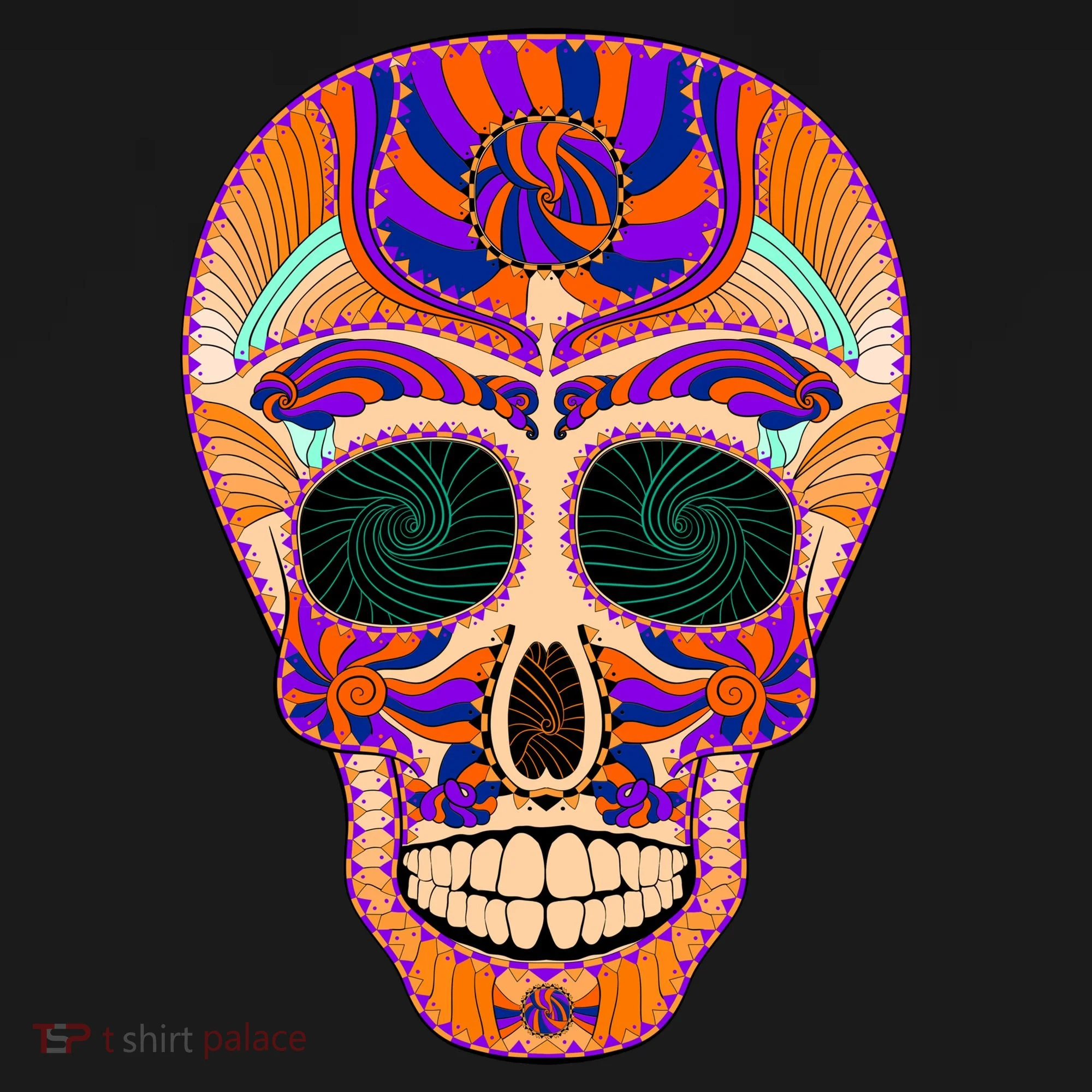Dia de Muertos Mexican Skull Doggie Tank