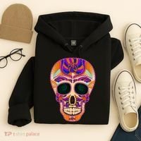 Dia de Muertos Mexican Skull Hoodie thumb 4