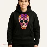 Dia de Muertos Mexican Skull Hoodie thumb 5