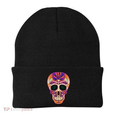Dia de Muertos Mexican Skull Beanie