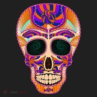Dia de Muertos Mexican Skull Tumbler thumb 3