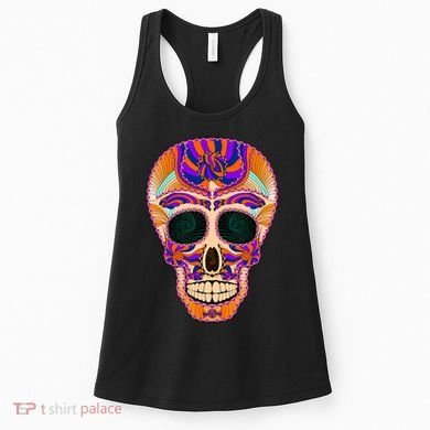 Dia de Muertos Mexican Skull Women's Tank Top
