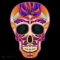 Dia de Muertos Mexican Skull Women's Tank Top thumb 5