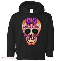 Dia de Muertos Mexican Skull Toddler Hoodie thumb 0