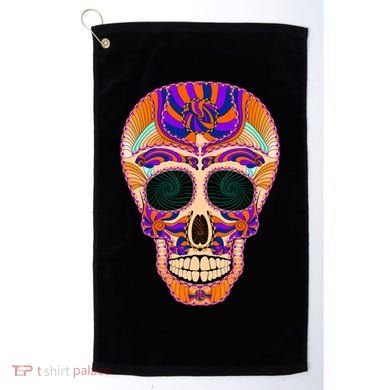 Dia de Muertos Mexican Skull Golf Towel