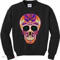 Dia de Muertos Mexican Skull Kids Sweatshirt thumb 0