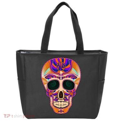 Dia de Muertos Mexican Skull Tote Bag