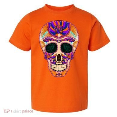 Dia de Muertos Mexican Skull Toddler T-Shirt