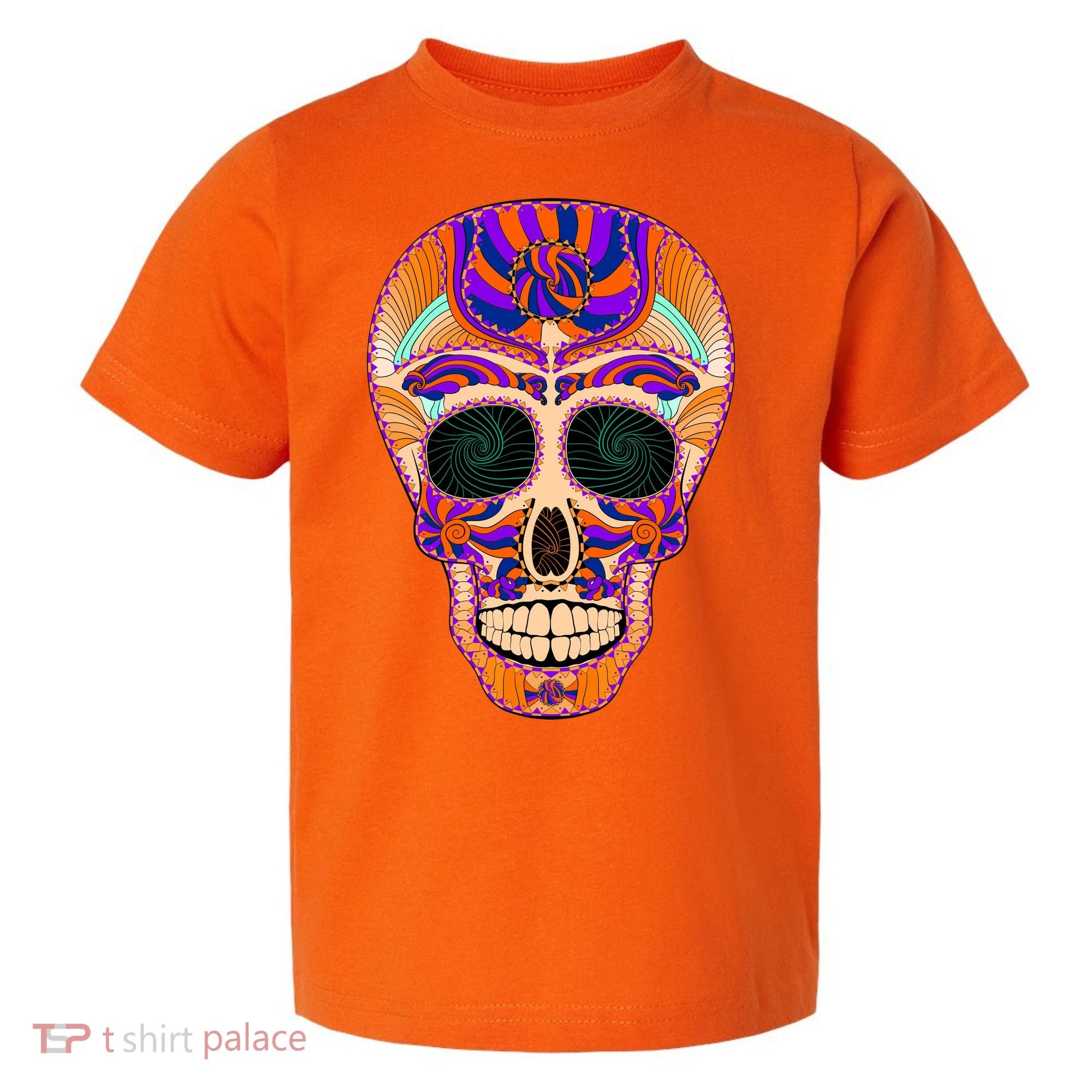 Dia de Muertos Mexican Skull Toddler T-Shirt