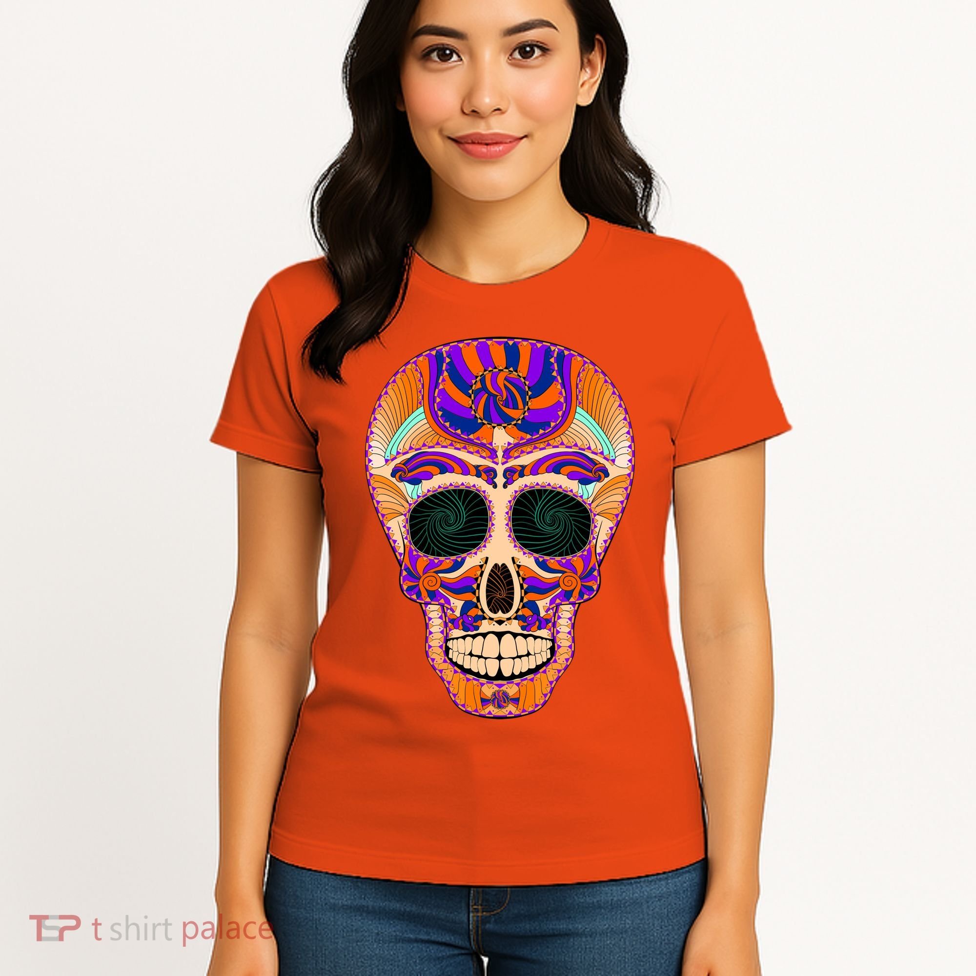Dia de Muertos Mexican Skull Women's T-Shirt