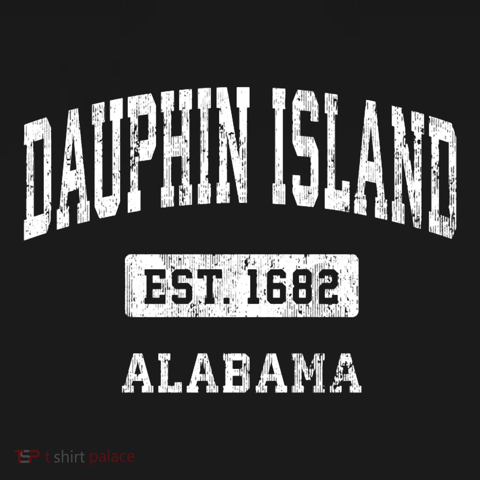Dauphin Island Alabama Al Vintage Sports Established T-Shirt