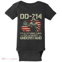Dd214 ItS A Veteran Thing You WouldnT Understand Dd214 Baby Bodysuit thumb 0