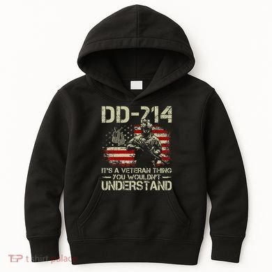 Dd214 ItS A Veteran Thing You WouldnT Understand Dd214 Kids Hoodie
