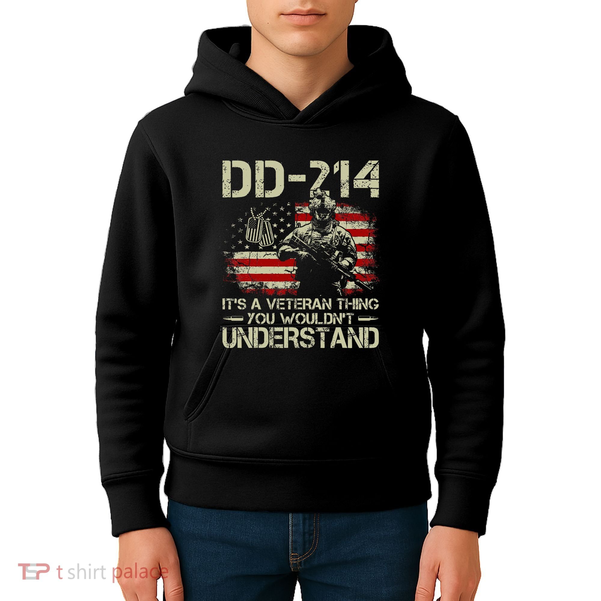 Dd214 ItS A Veteran Thing You WouldnT Understand Dd214 Kids Hoodie
