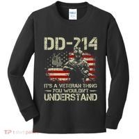 Dd214 ItS A Veteran Thing You WouldnT Understand Dd214 Kids Long Sleeve Shirt thumb 0