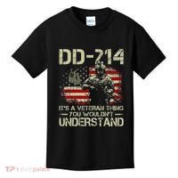 Dd214 ItS A Veteran Thing You WouldnT Understand Dd214 Kids T-Shirt thumb 0