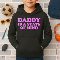 Daddy Is A State Of Mind Apparel Kids Hoodie thumb 2
