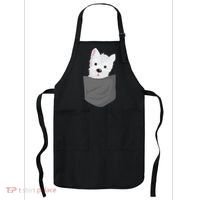 Dog In A Pocket Cute Westie Terrier Lover Puppy Apron thumb 0