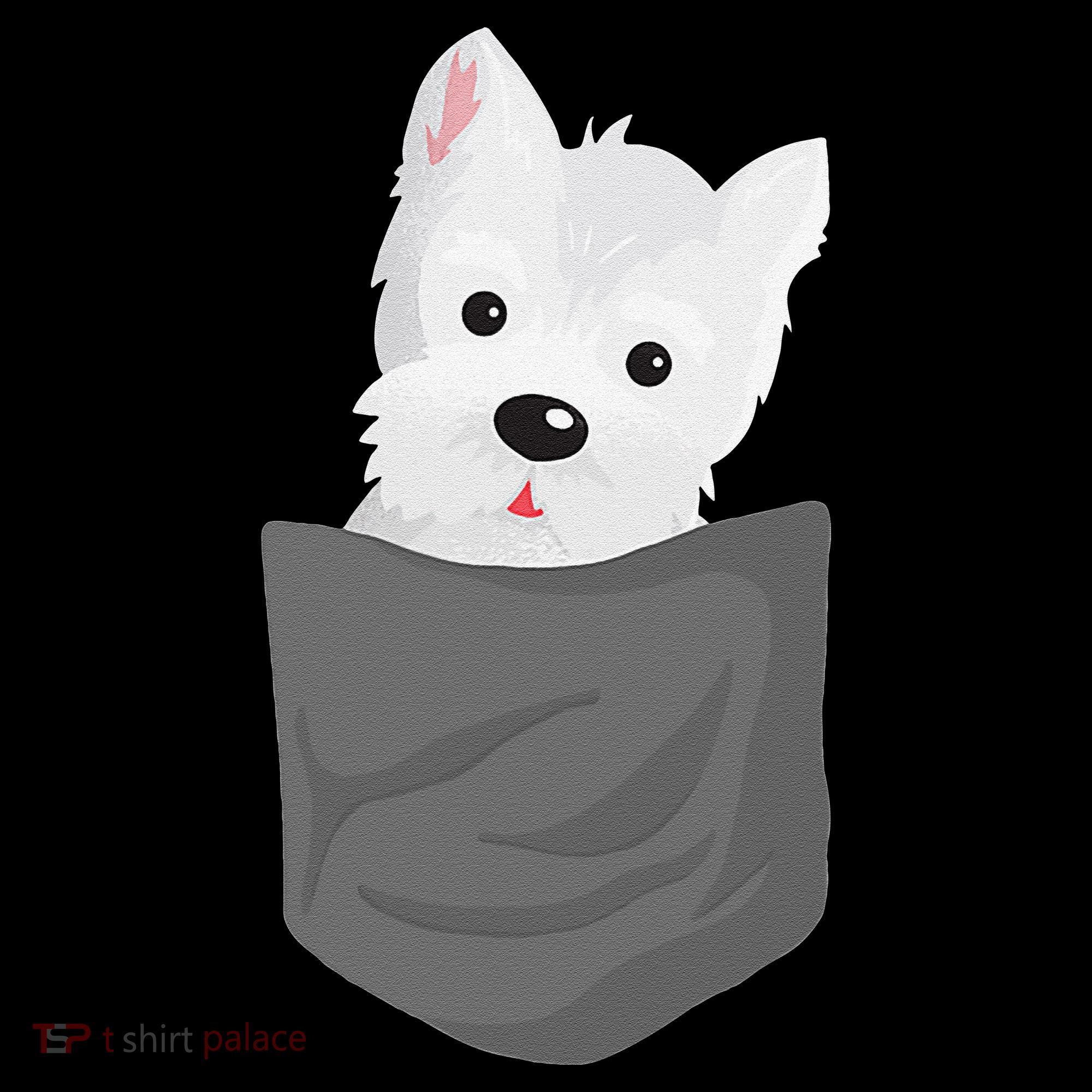 Dog In A Pocket Cute Westie Terrier Lover Puppy Coffee Mug