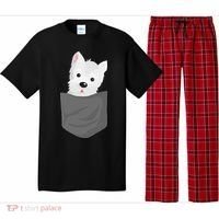 Dog In A Pocket Cute Westie Terrier Lover Puppy Pajama Set thumb 0