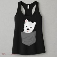 Dog In A Pocket Cute Westie Terrier Lover Puppy Women's Tank Top thumb 3