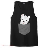 Dog In A Pocket Cute Westie Terrier Lover Puppy PosiCharge Competitor Tank thumb 0