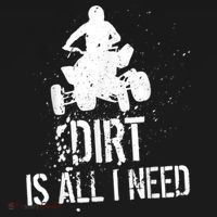Dirt Is All I Need ATV Off Roading 4Wheeler Quad Biker Ornament thumb 1