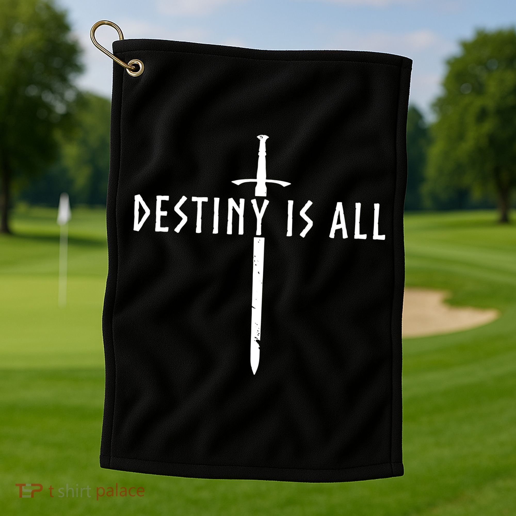 Destiny Is All Kingdom Golf Towel