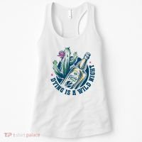 Dying Is A Wild Night Tequila Women's Tank Top thumb 0