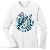 Dying Is A Wild Night Tequila Women's Long Sleeve Shirt thumb 0