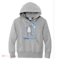 Diabetes Awareness Dabbing Sloth Kids Hoodie thumb 0