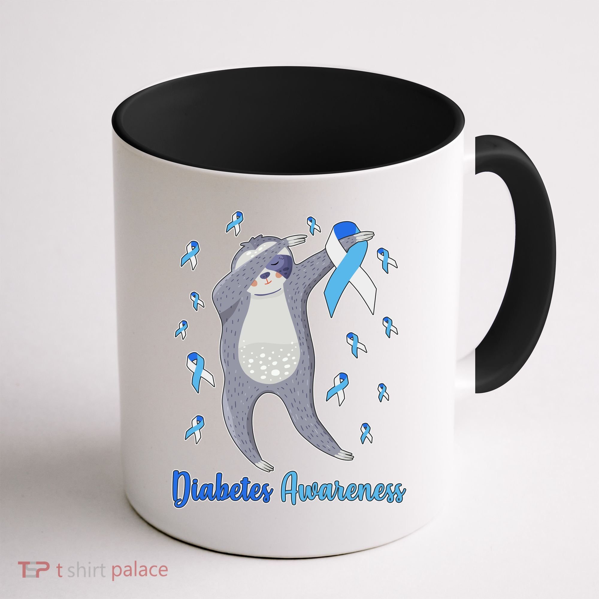 Diabetes Awareness Dabbing Sloth Coffee Mug