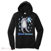 Diabetes Awareness Dabbing Sloth Women's Hoodie thumb 0