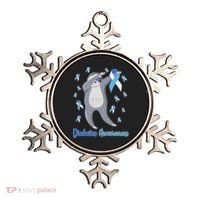 Diabetes Awareness Dabbing Sloth Ornament thumb 0